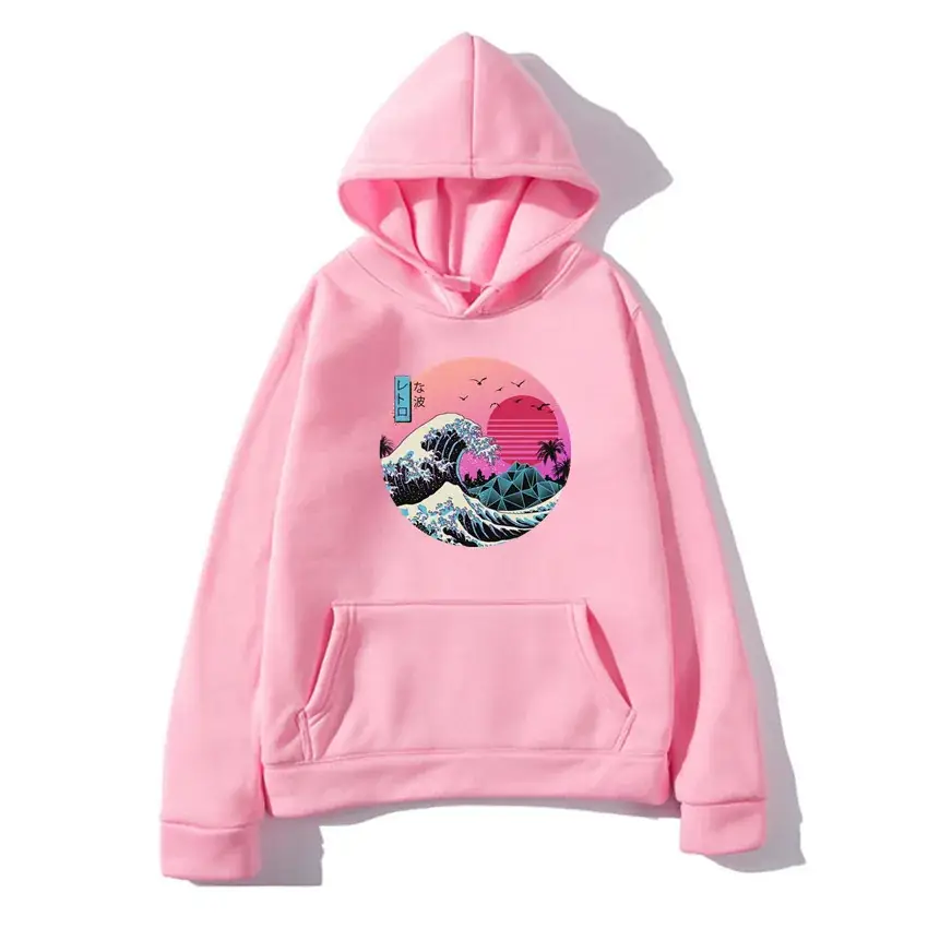 Black Graphic Hoodie for Men Women Autumn Winter - Image 11