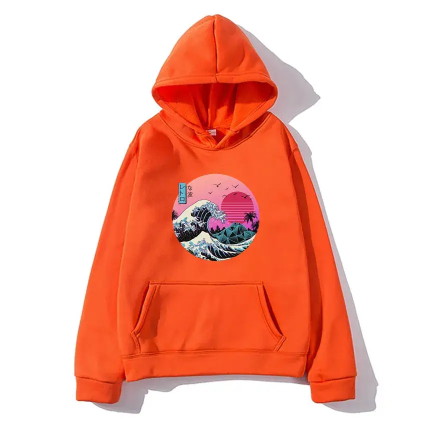 Black Graphic Hoodie for Men Women Autumn Winter - Image 12