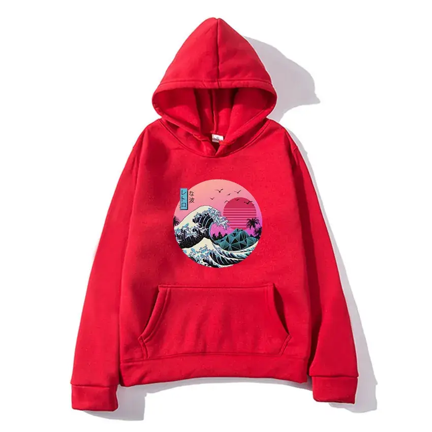 Black Graphic Hoodie for Men Women Autumn Winter - Image 4
