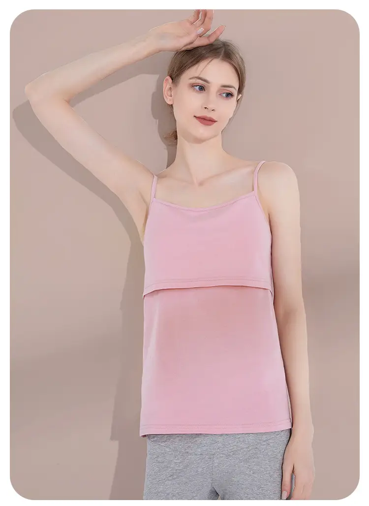 Yeno Anti-Walking Maternal Vest Light Blue Pure Cotton — feature 11