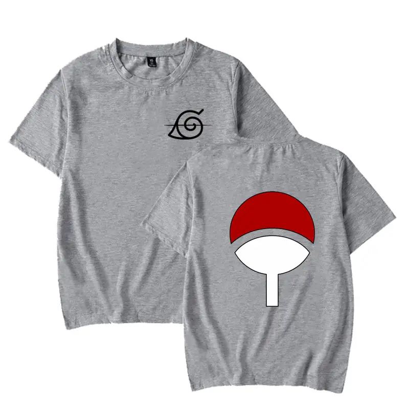 Naruto Logo Men's Black T-Shirt Large - Image 3