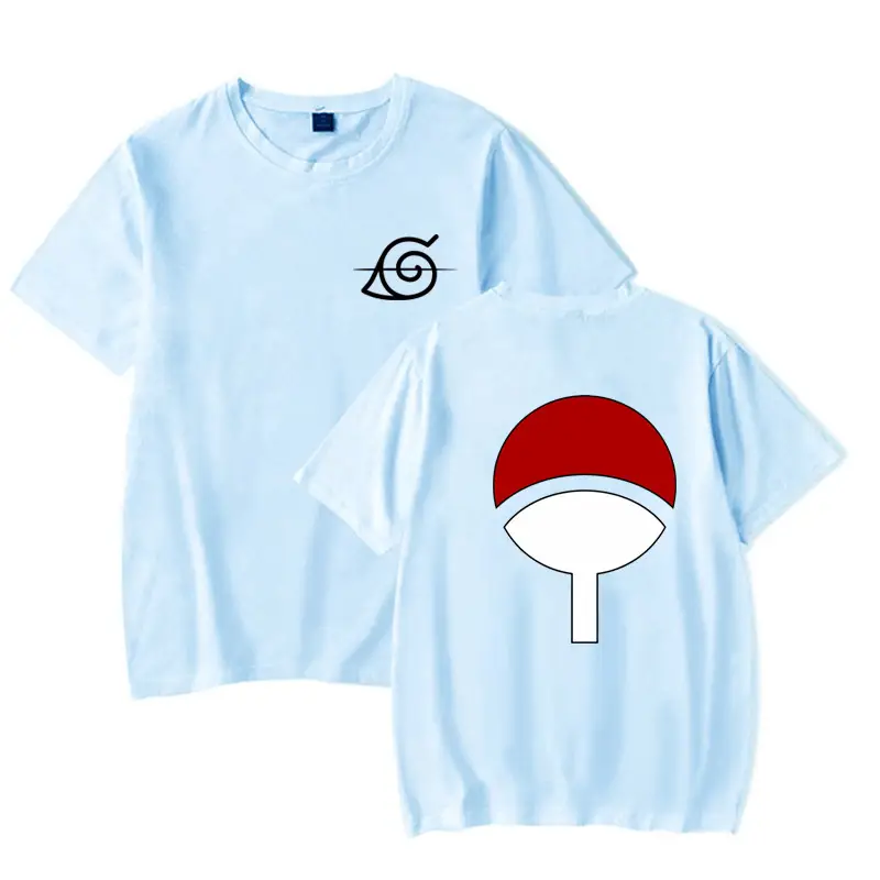 Naruto Logo Men's Black T-Shirt Large - Image 5