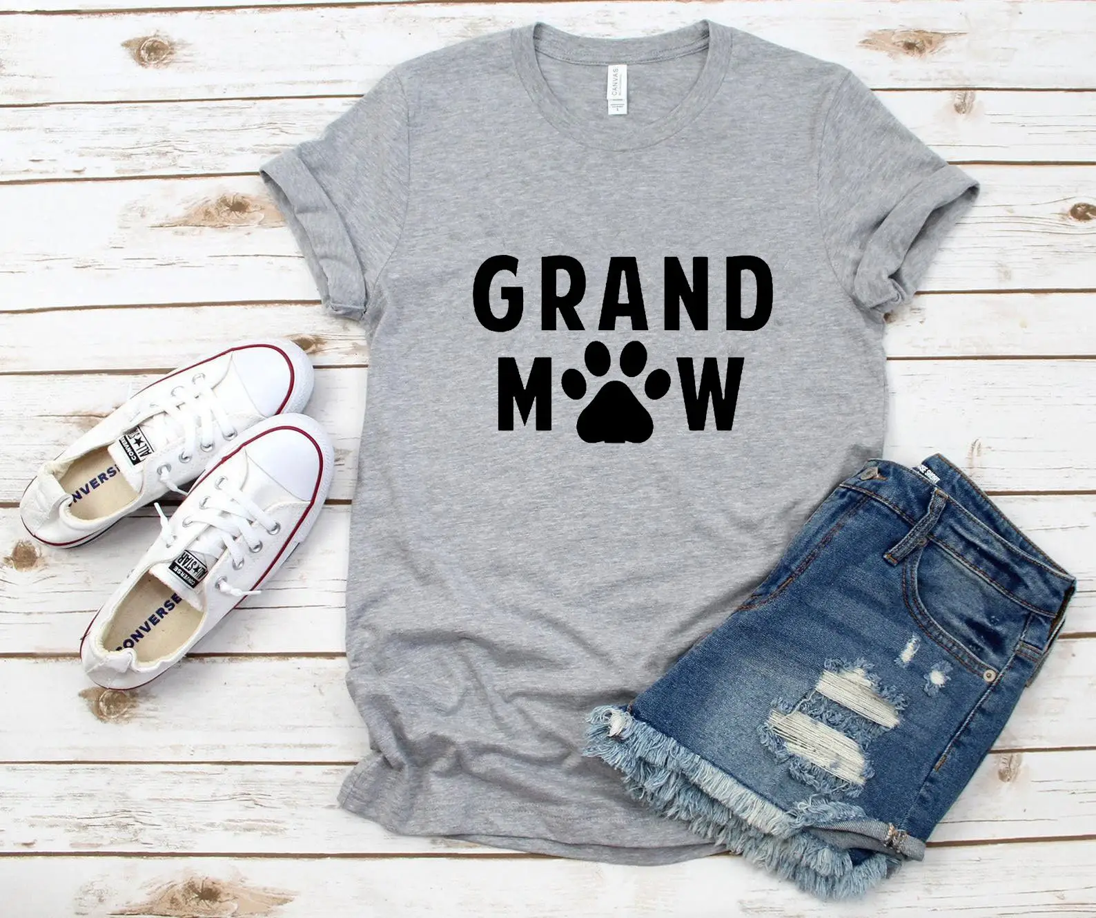 Grand Dog Mow Black T-Shirt Short Sleeve