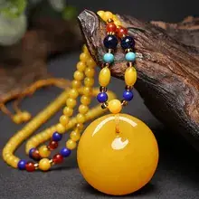 Yellow Beeswax Multi-Circle Bracelet for Men Women — feature 27
