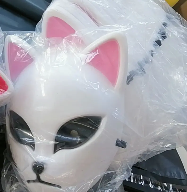 Children's Ghost Killing Blade Rabbit Suit Cosplay Mask - Image 2