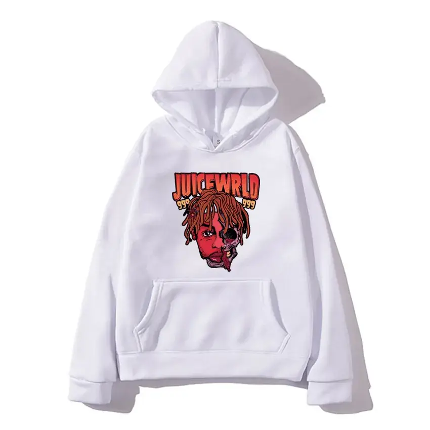 Men's Fleece Hoodie "Juice World" Print Beige - Image 28