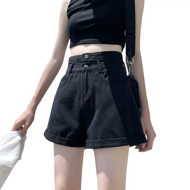 Women Denim Shorts Ultra High Waist 2020 Summer - Image 7