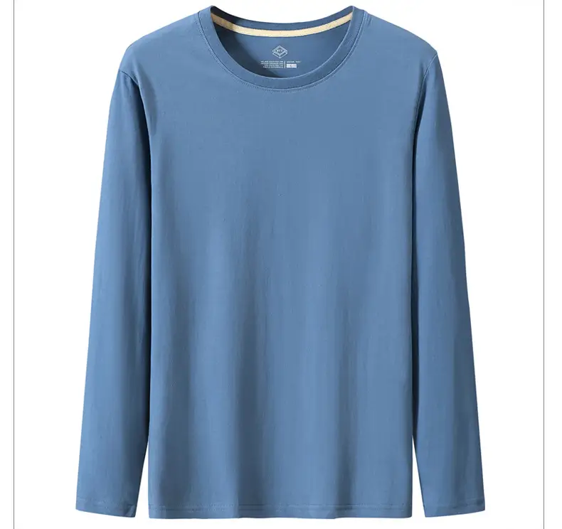 Men Grey Long Sleeve T-Shirt with Logo — feature 3