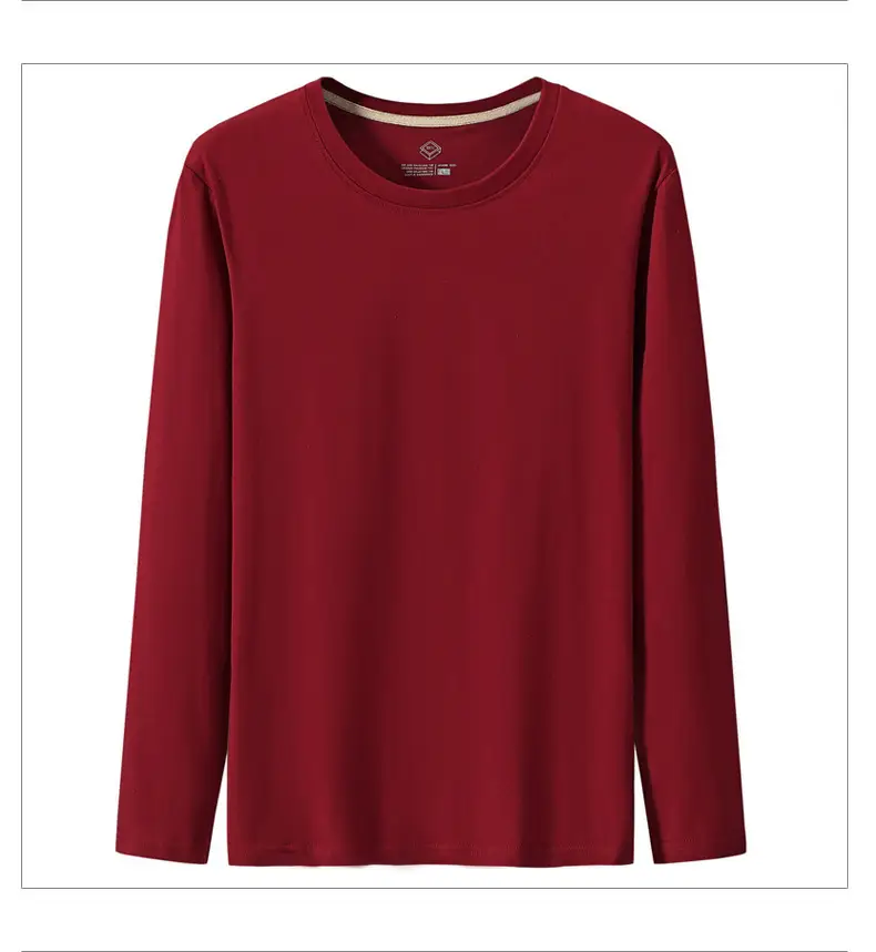 Men Grey Long Sleeve T-Shirt with Logo — feature 6