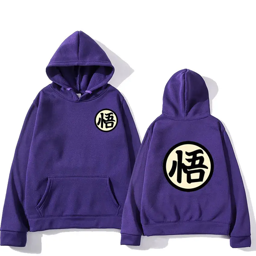 Dragon Ball Wukong Hoodie for Men Purple - Image 16