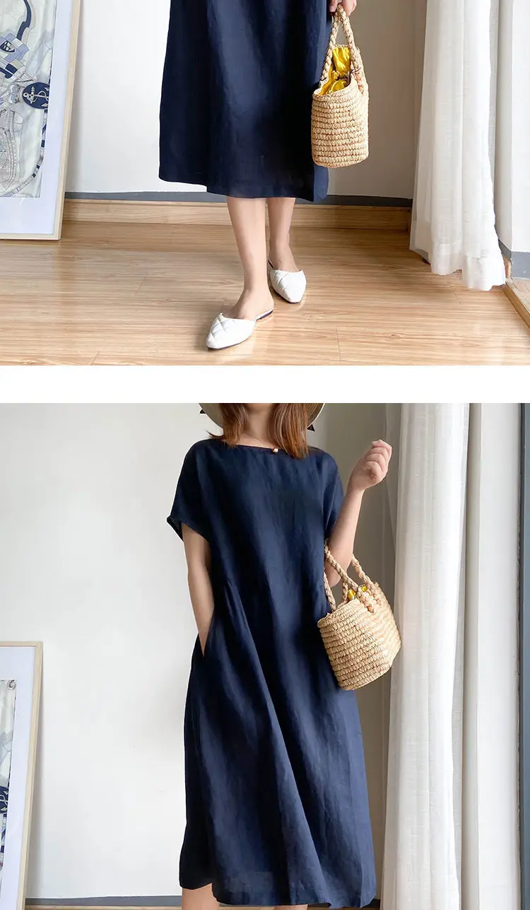 Pink Loose Skirt Dress for Women Summer 2022 — feature 10