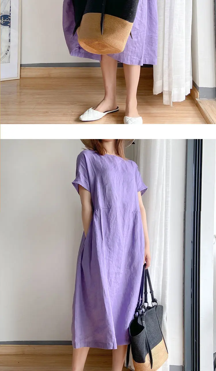 Pink Loose Skirt Dress for Women Summer 2022 — feature 13