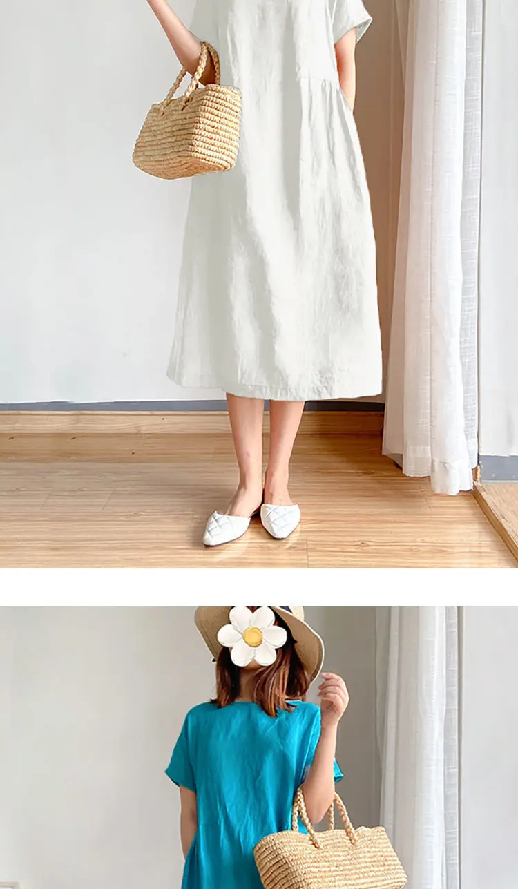 Pink Loose Skirt Dress for Women Summer 2022 — feature 15