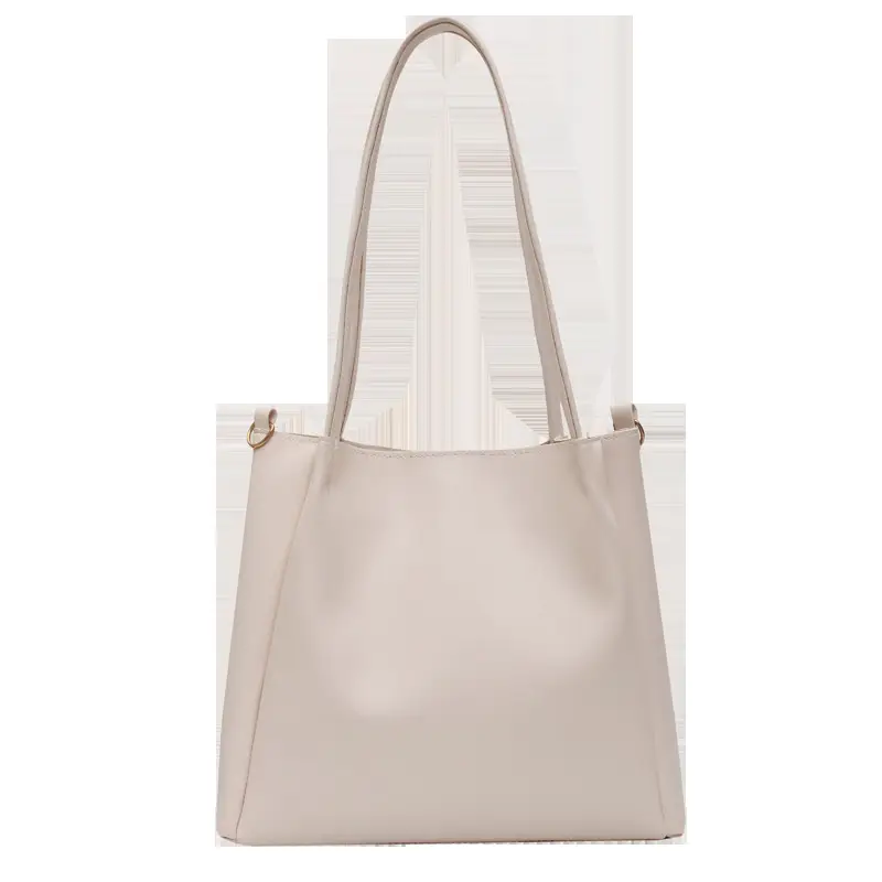 Women Large Capacity Shoulder Bag Korean Style Black - Image 8