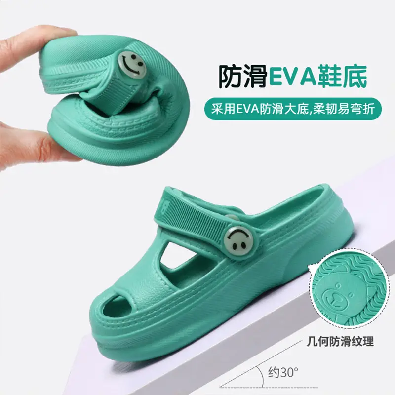 Pink Cartoon Croc Sandals for Girls Toddlers