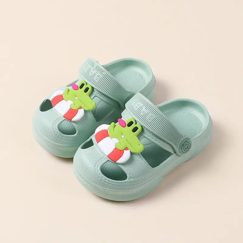 Pink Cartoon Croc Sandals for Girls Toddlers