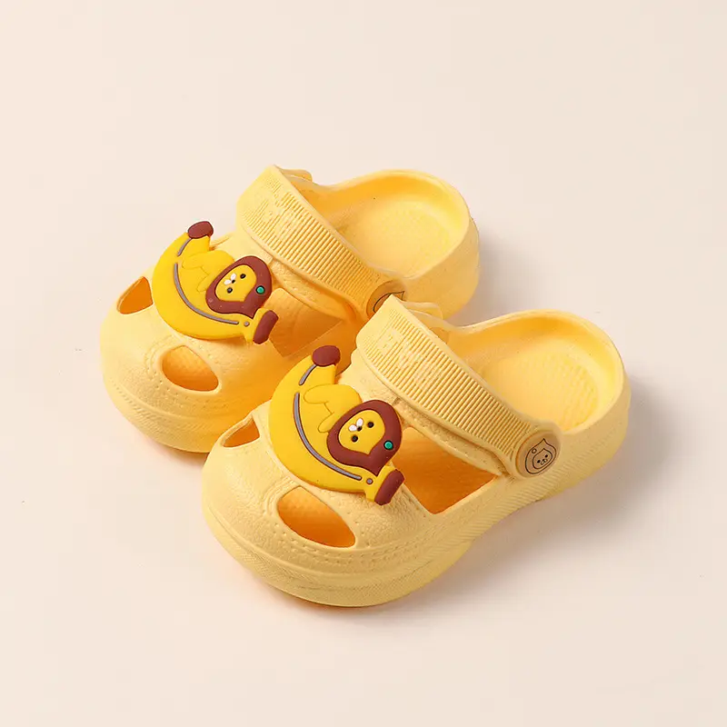 Pink Cartoon Croc Sandals for Girls Toddlers