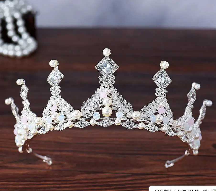 European Crystal Bridal Crown for Princess Bride