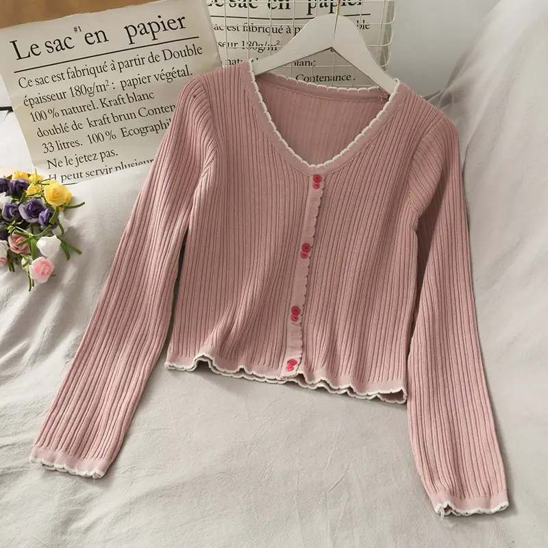 Black Long Sleeve Button Front Shirt for Women 2021 - Image 8