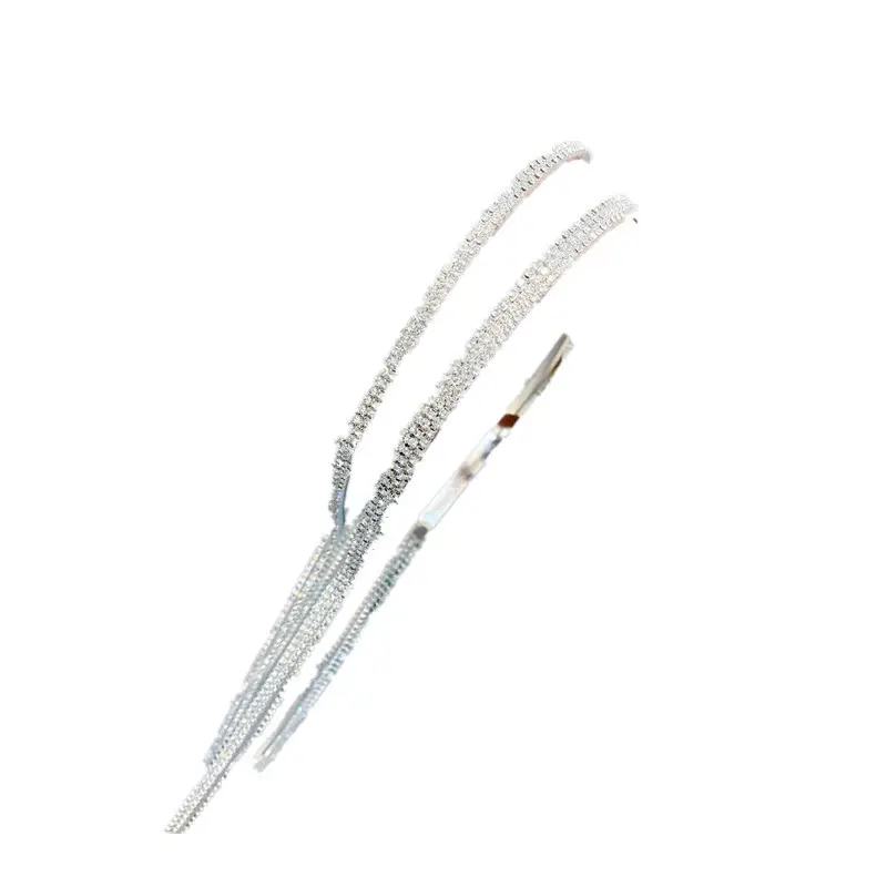 Rhinestone Hair Hoop with Tassel for Women