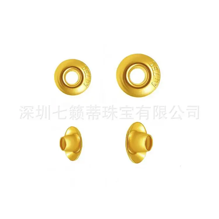 18K Gold Pearl Necklace Spacer Chain Spacer - Image 8