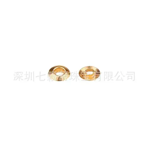 18K Gold Pearl Necklace Spacer Chain Spacer - Image 2
