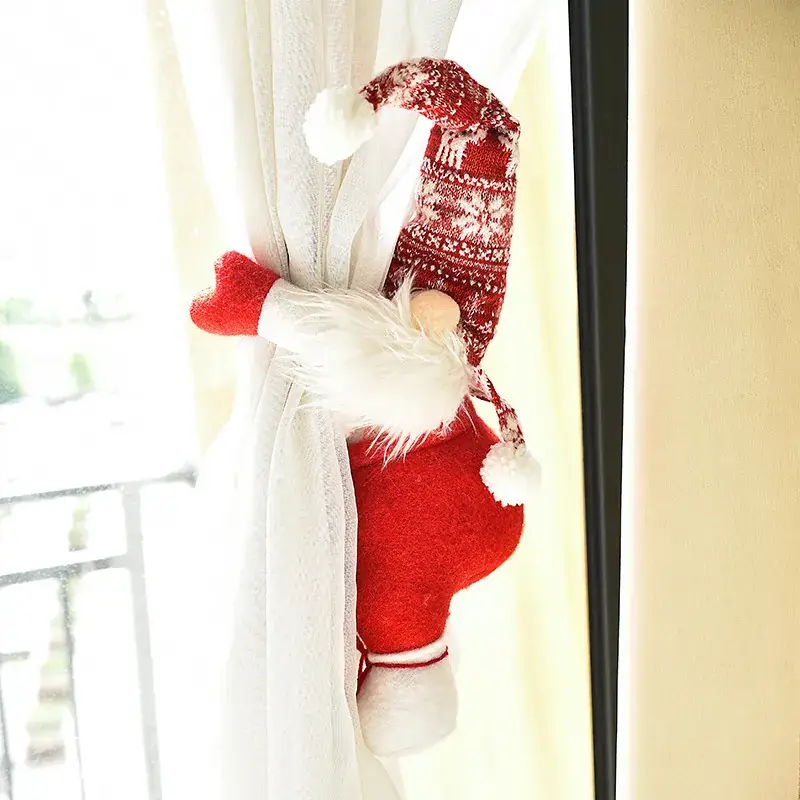 New Old Man Curtain Buckle Faceless Doll Curtain Tie Rope Creative Doll Door Hanging Christmas Decoration Supplies - Image 4