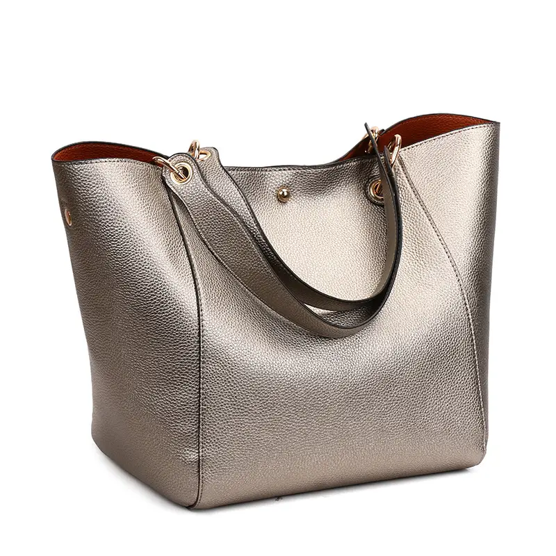 Black Leather Shoulder Bag for Women 2020