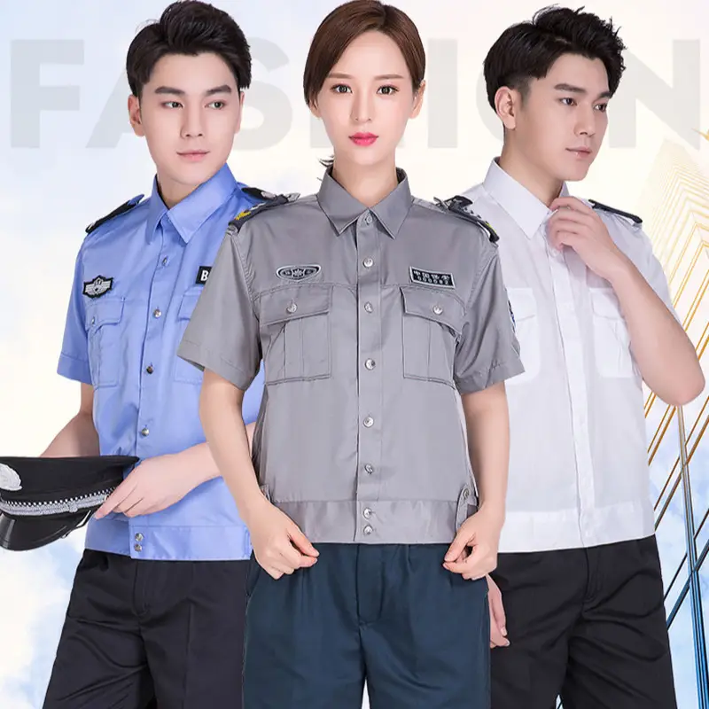 2022 New Security Short Sleeve Shirt for Men