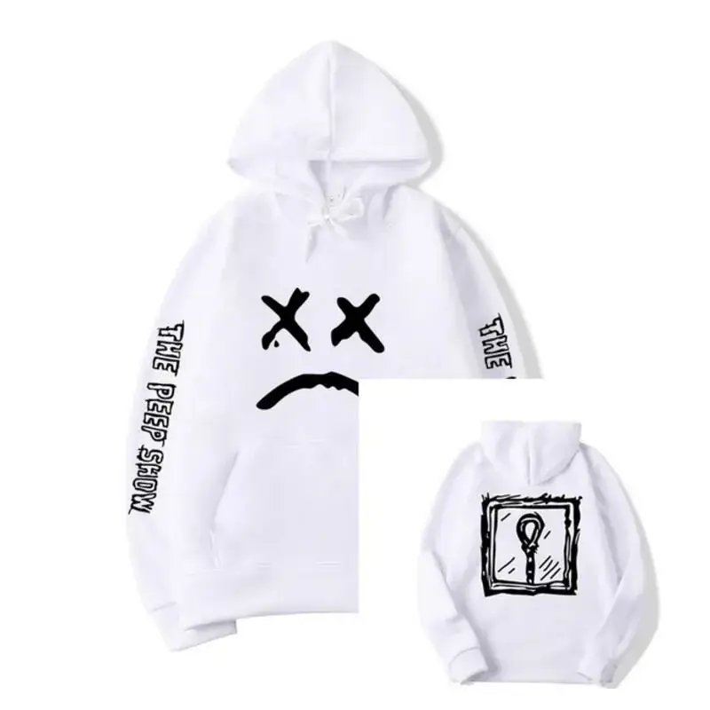 Men Grey Hooded Sweatshirt Set Winter Couple Style - Image 12