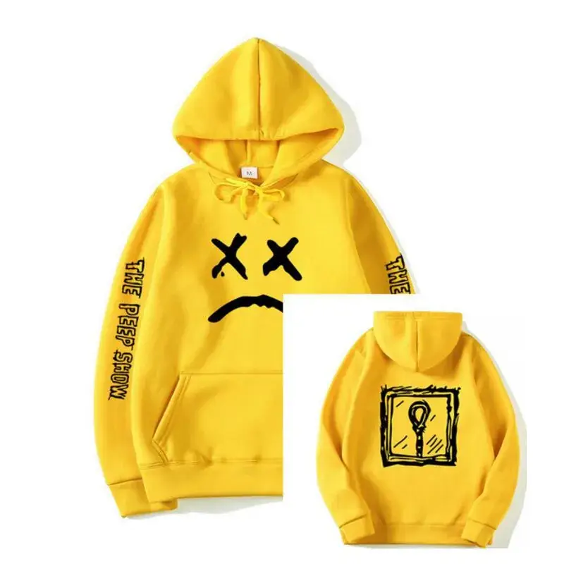 Men Grey Hooded Sweatshirt Set Winter Couple Style - Image 20