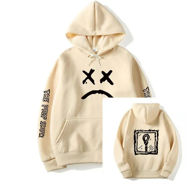 Men Grey Hooded Sweatshirt Set Winter Couple Style - Image 21