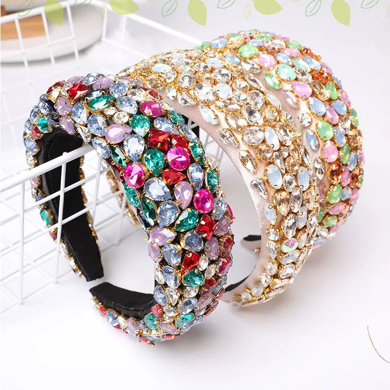 Heavy Diamond Encrusted Hairband for Women - Image 7