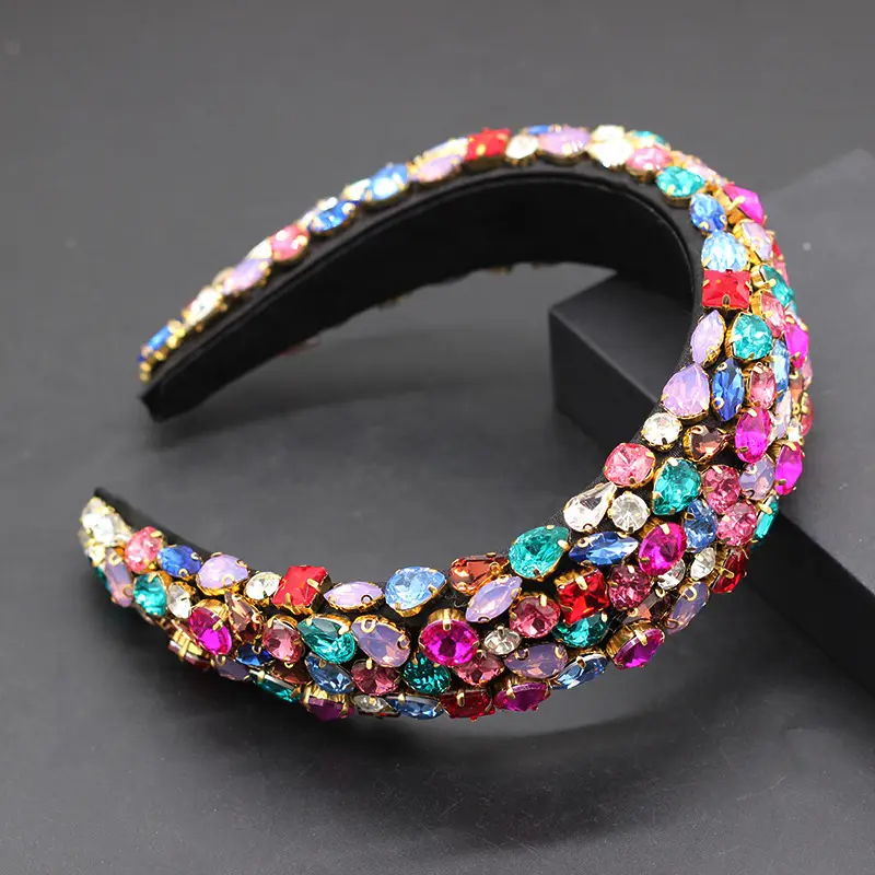 Heavy Diamond Encrusted Hairband for Women - Image 8