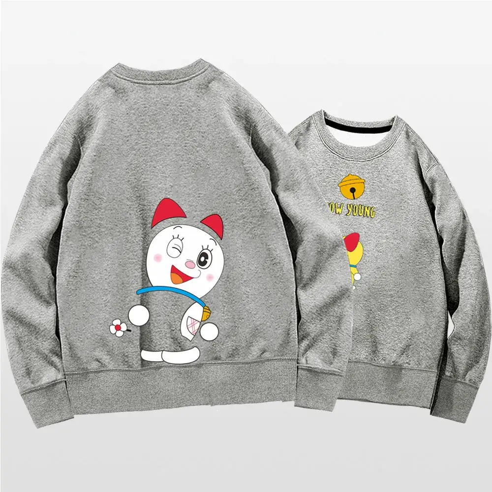 Doraemon Cartoon Sweater for Men Women Black