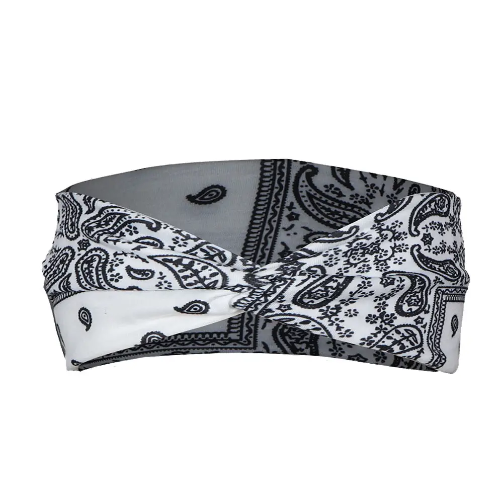 Crossbody Headscarf with Printed Design for Women - Image 3