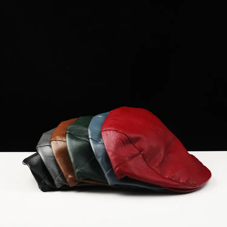 Women's Red Duck Tongue Cap Spring Autumn Sunshade Hat — feature 7
