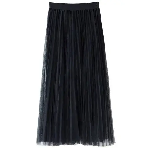 Women Pleated High Waist Slimming Skirt All Season - Image 20