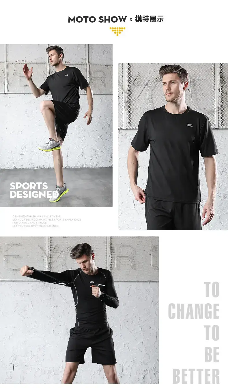Men Grey Running Hoodie Loose Tight Summer — feature 15