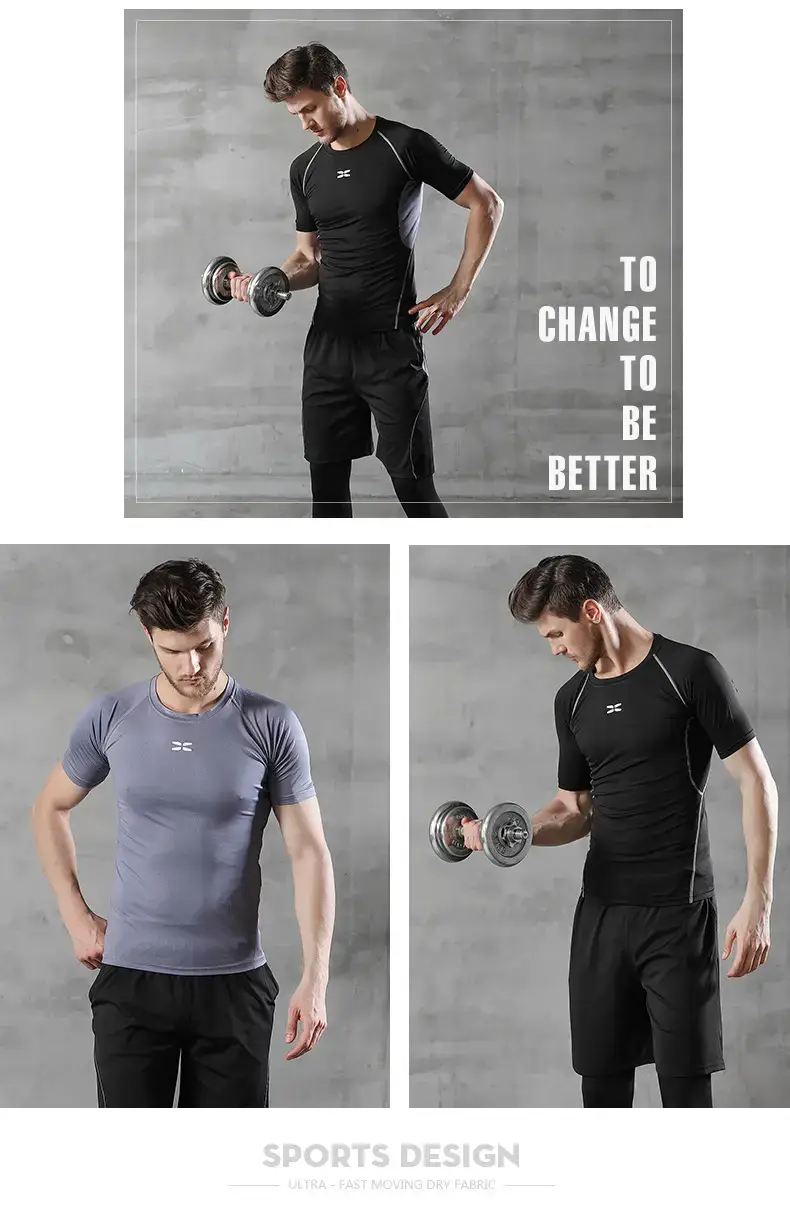 Men Grey Running Hoodie Loose Tight Summer — feature 17
