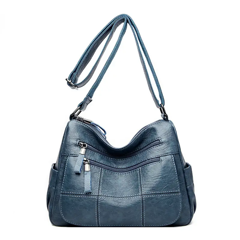 Purple Crossbody Bag for Women Soft Leather 2024 - Image 4