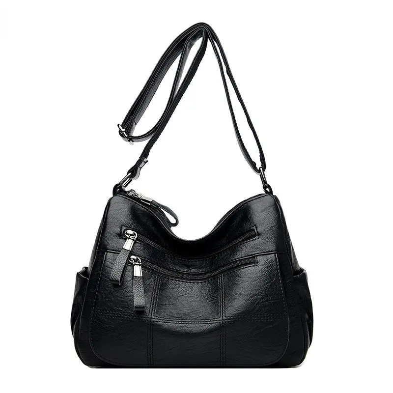 Purple Crossbody Bag for Women Soft Leather 2024 - Image 5