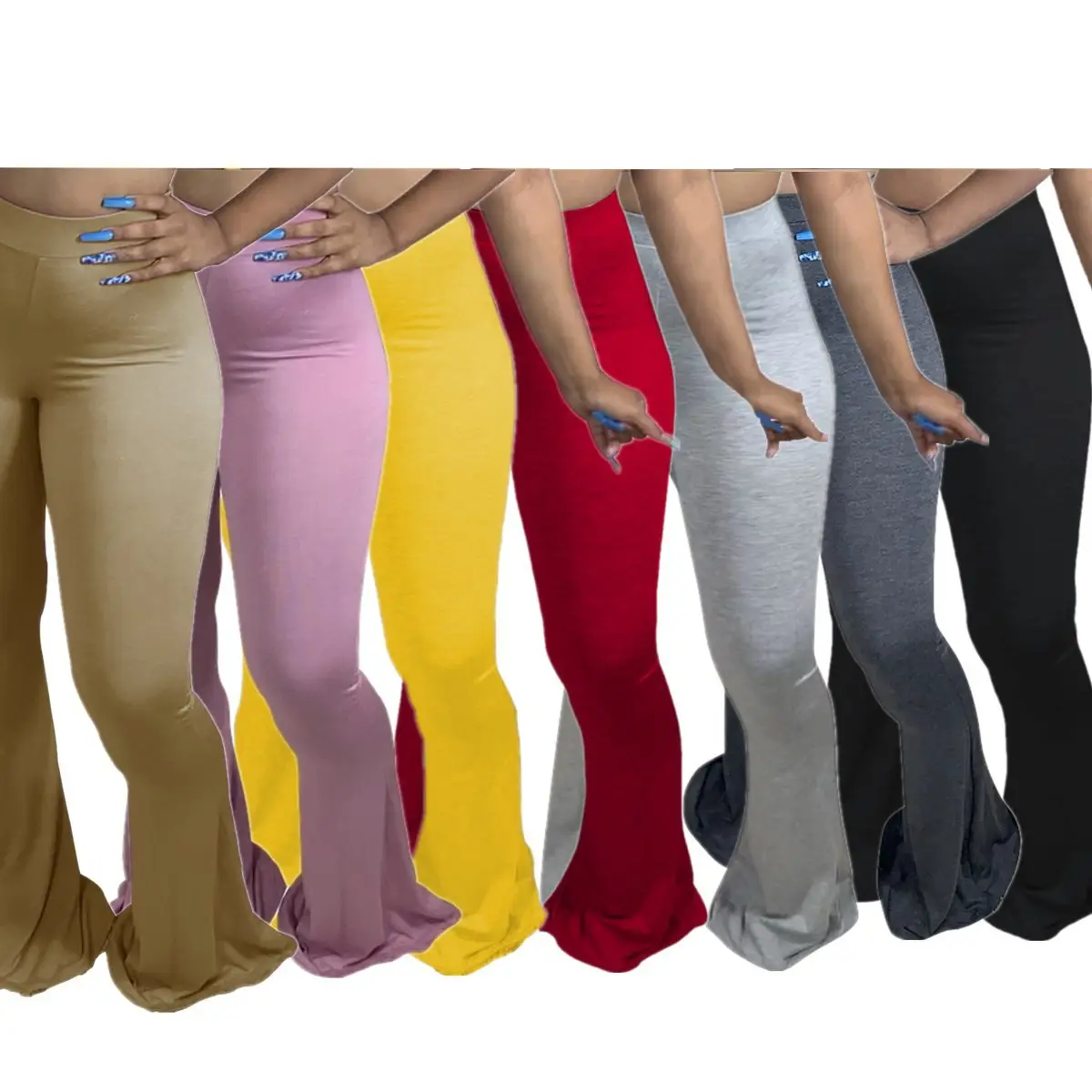 European American Hot Style Flared Pants Large - Image 8