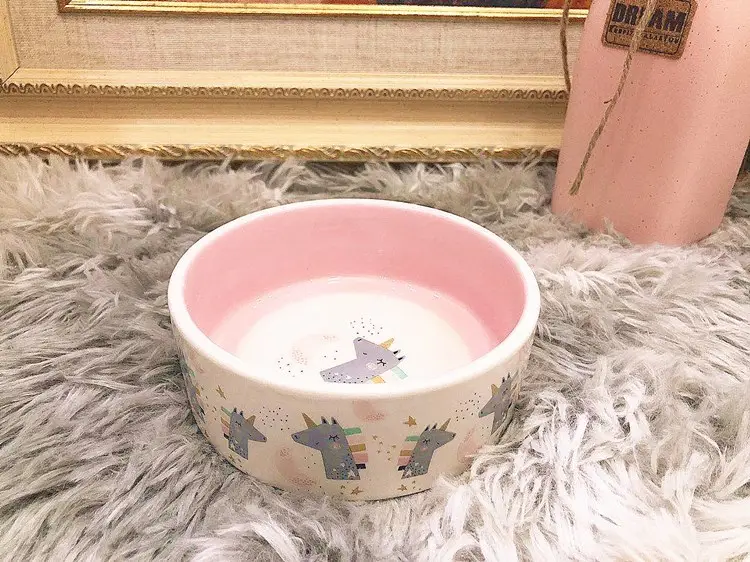 Pet Supplies Ceramic Bowl Unicorn Cat Bowl Water and Food Feeder Easy to Clean Anti-Spill Wholesale Dog Bowl in Stock — feature 14