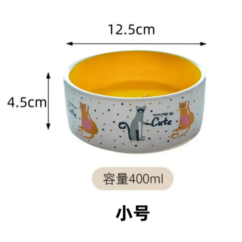 Pet Supplies Ceramic Bowl Unicorn Cat Bowl Water and Food Feeder Easy to Clean Anti-Spill Wholesale Dog Bowl in Stock - Image 5
