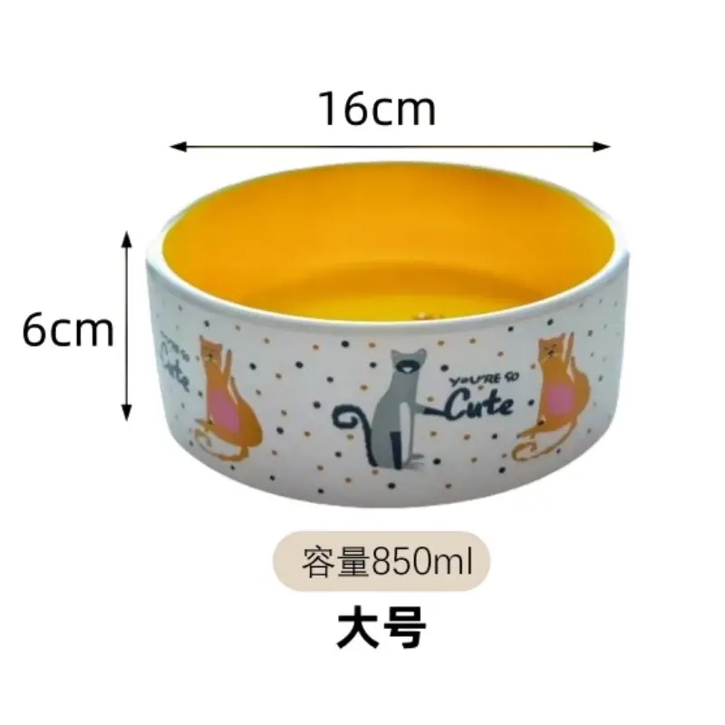 Pet Supplies Ceramic Bowl Unicorn Cat Bowl Water and Food Feeder Easy to Clean Anti-Spill Wholesale Dog Bowl in Stock - Image 8