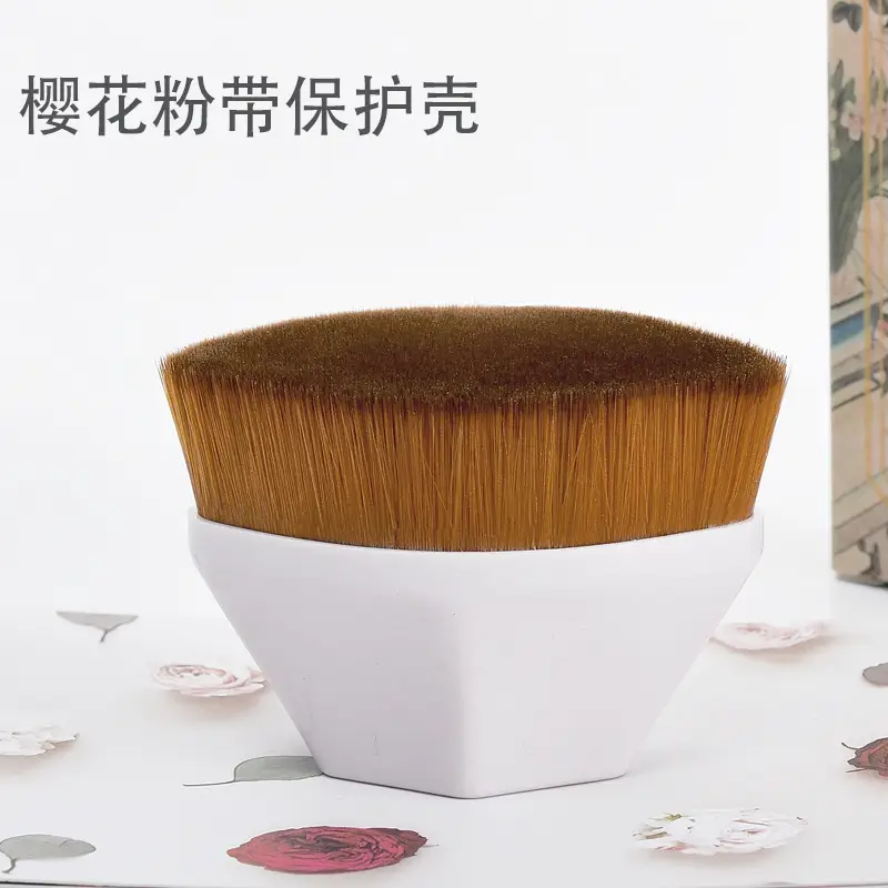 Four-Color Petal Foundation Brush for Makeup - Image 3