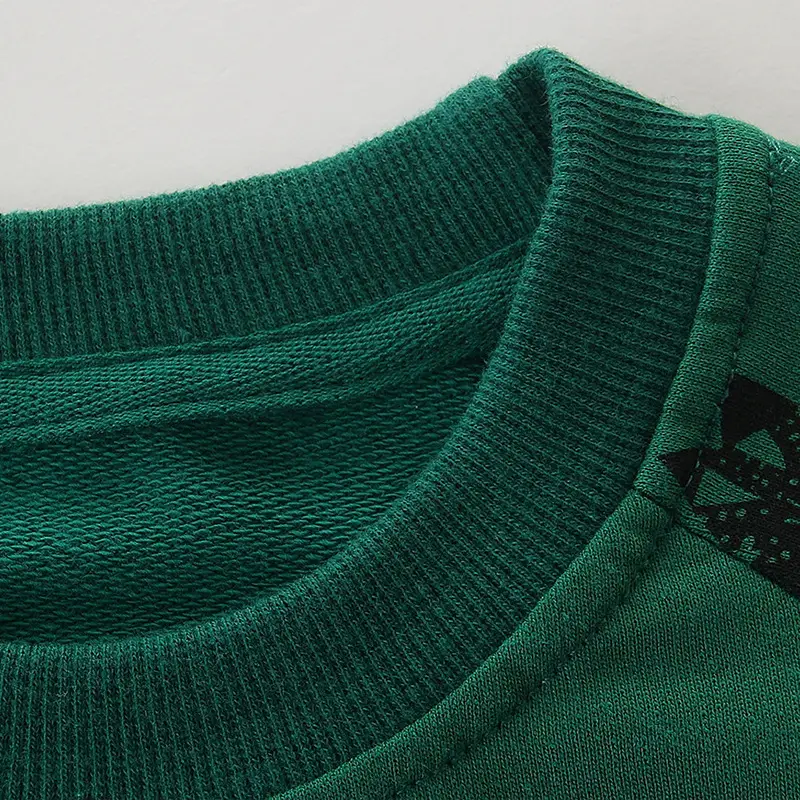 Green Dinosaur Print Boys Sweatshirt Medium - Image 4
