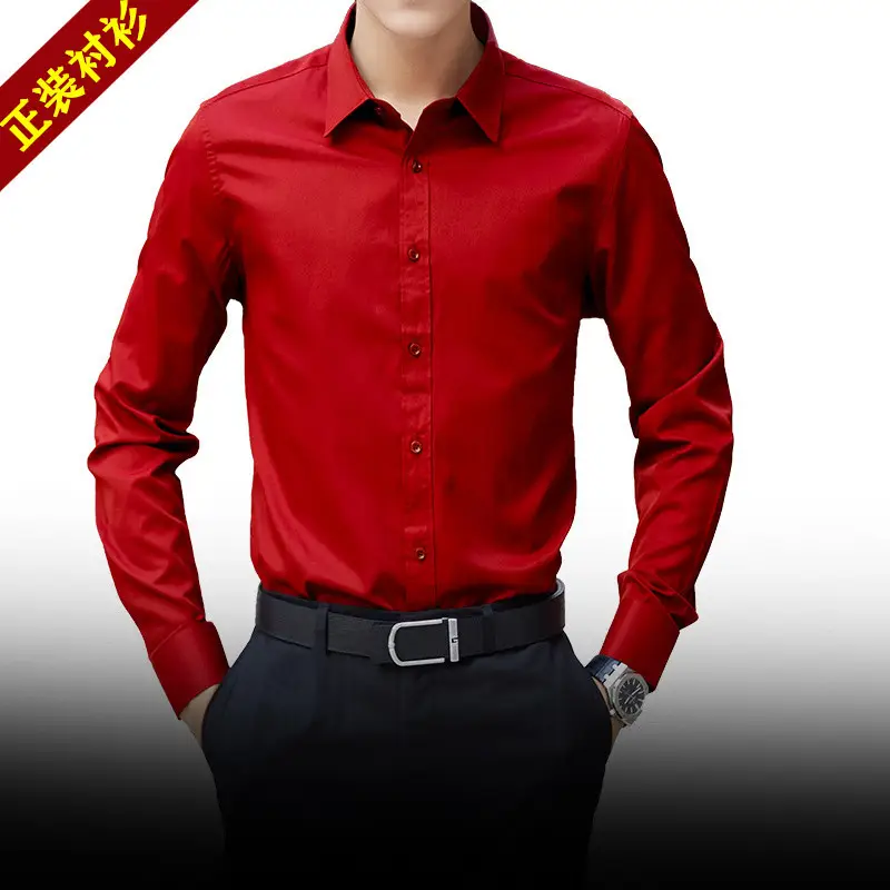 Men Blue Slim Fit Long Sleeve Shirt - Image 5