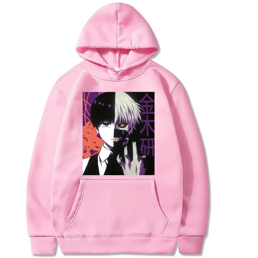 Tokyo Ghoul Kaneki Red Hooded Hoodie for Men